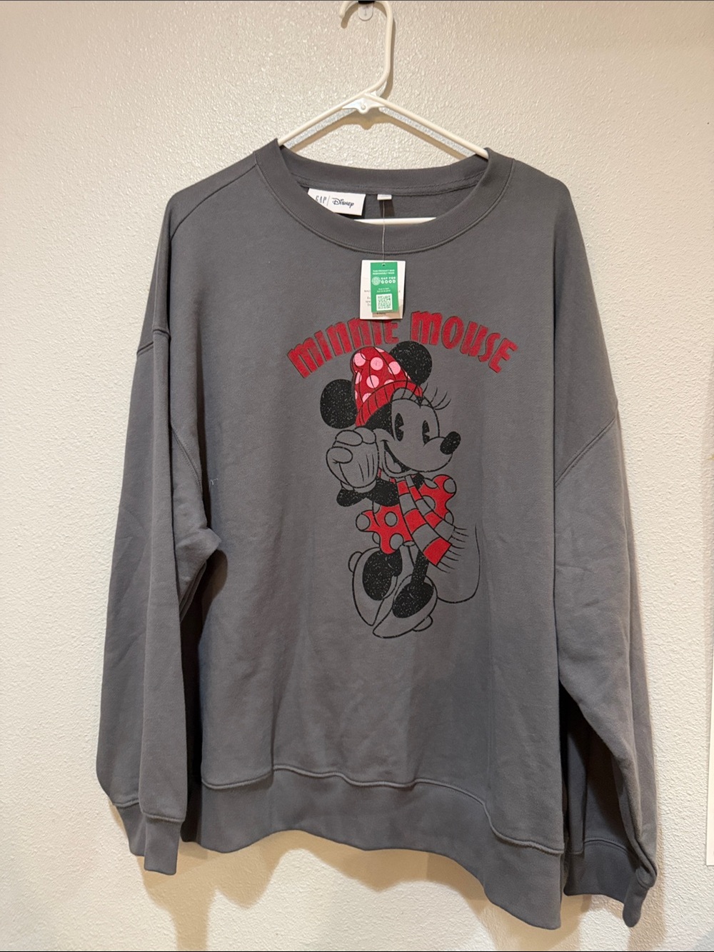 Disney Minnie Mouse Graphic Crewneck Sweater - GAP